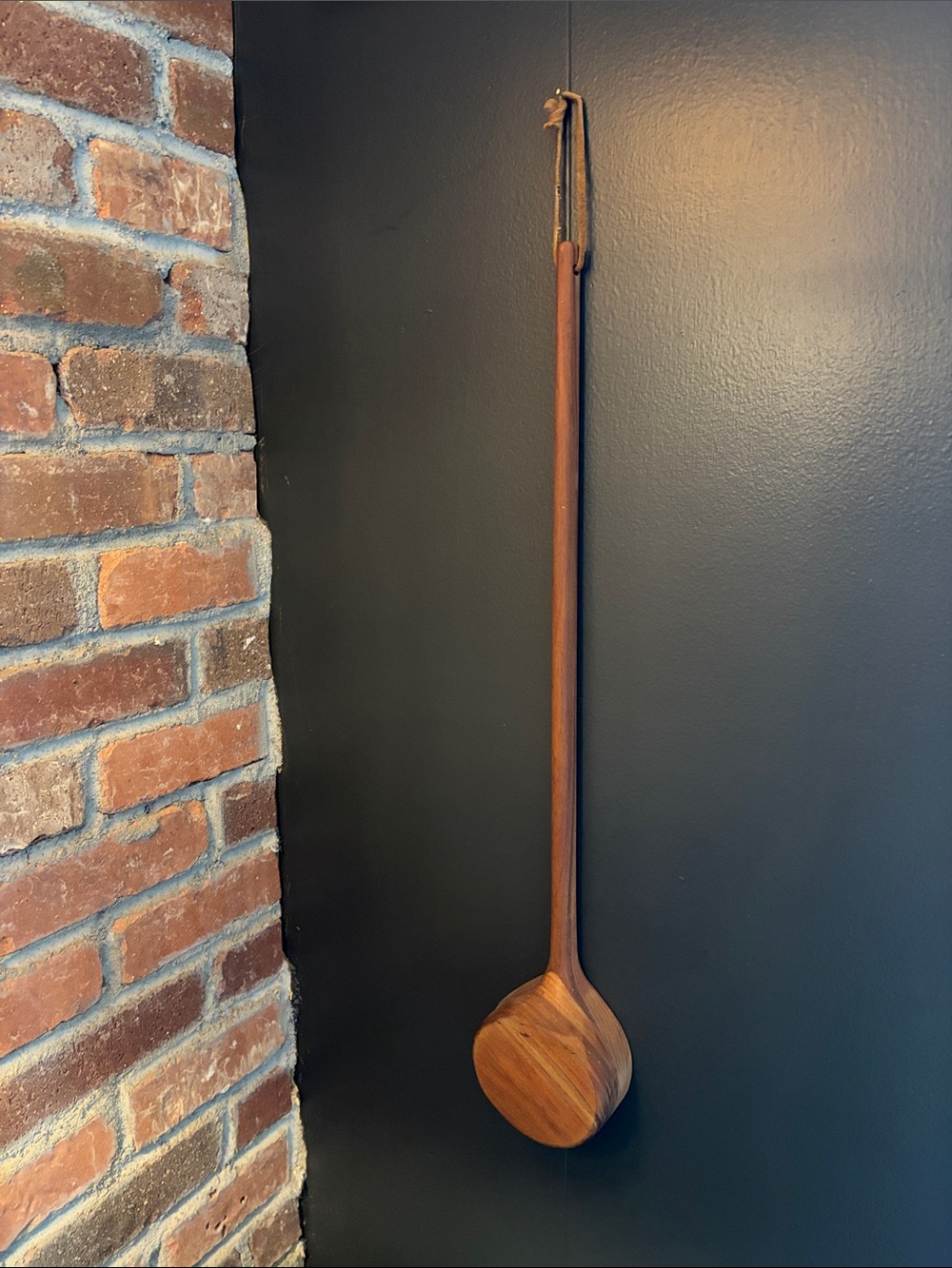 Large Handcrafted Wooden Ladle Wallace Shiffler
